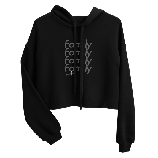 Fam'ly Four Crop Hoodie
